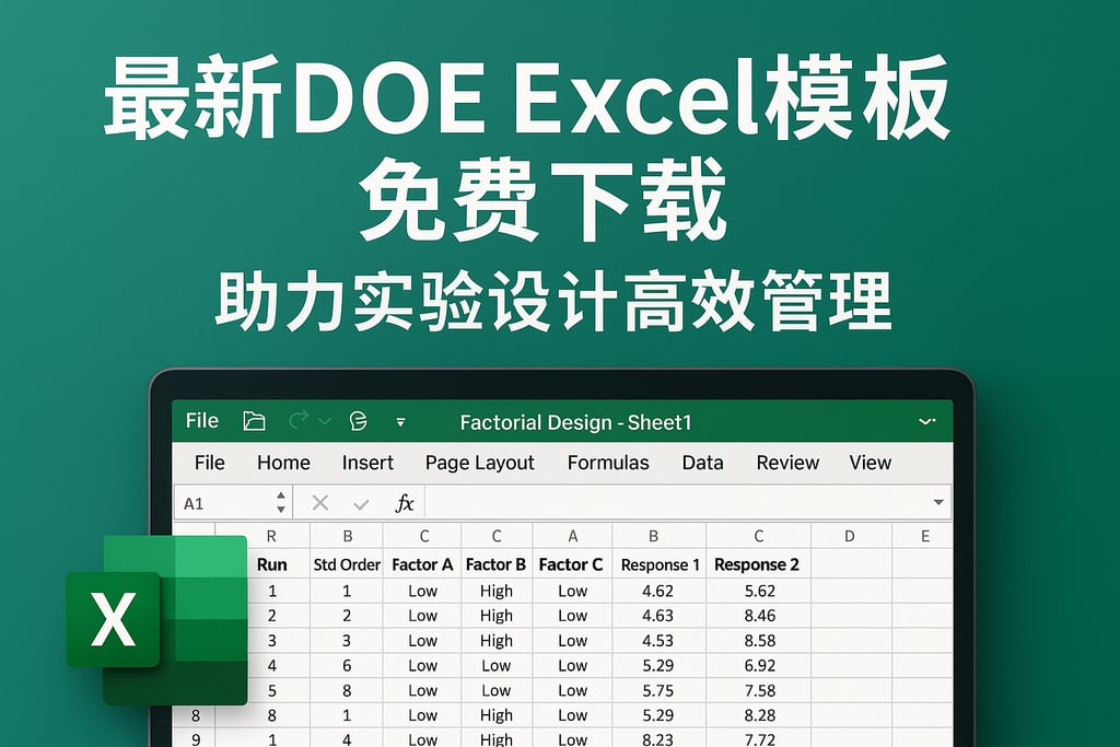 最新doe excel模板免费下载，助力实验设计高效管理